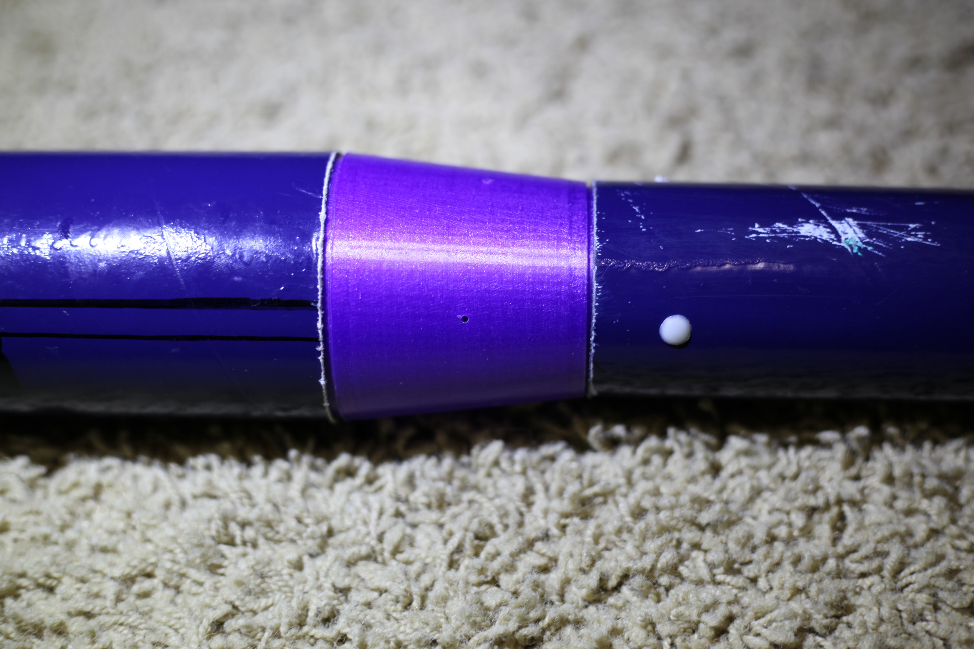 New transition with rivets to hold it in place