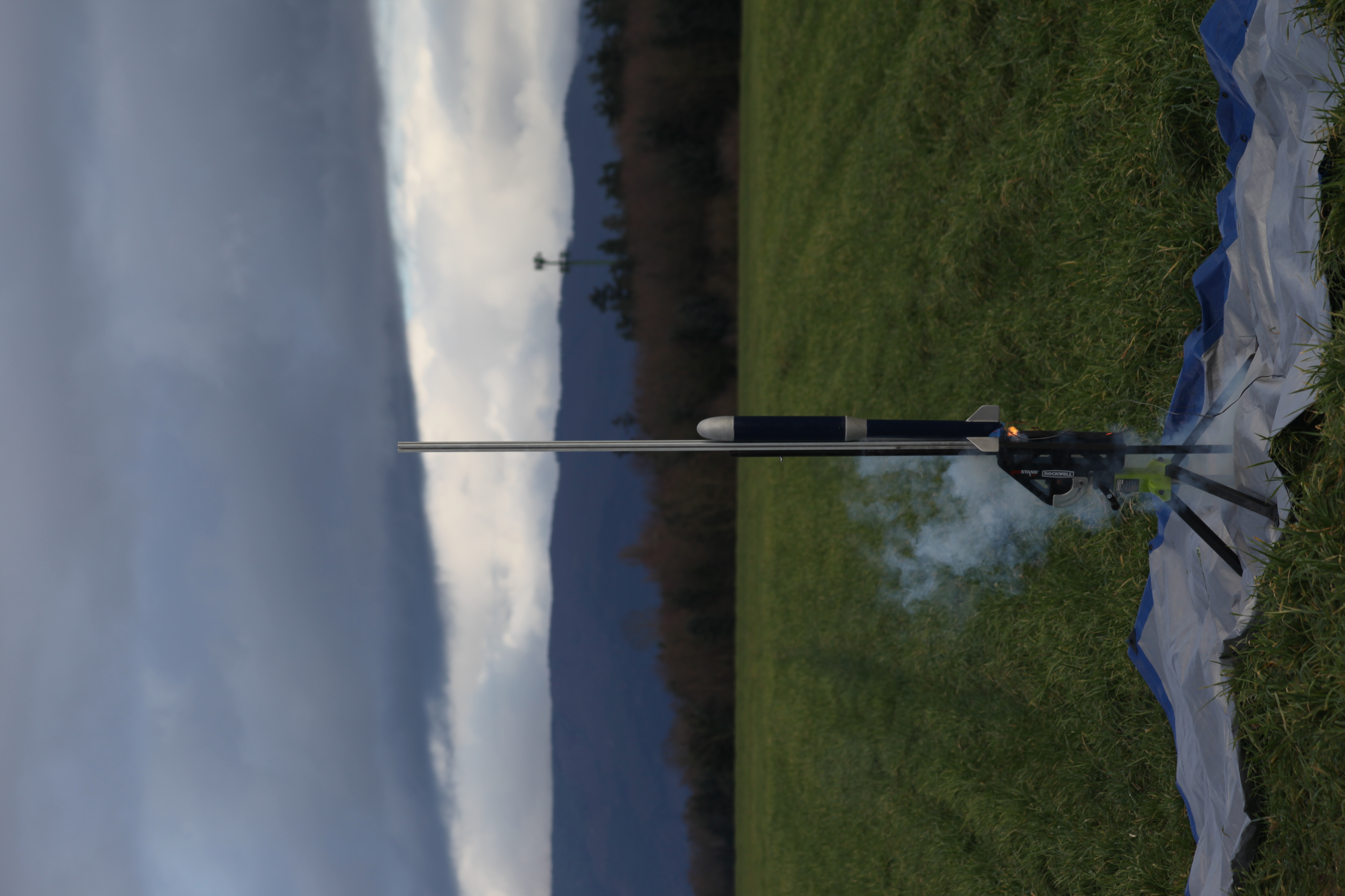 Rocket about to take off